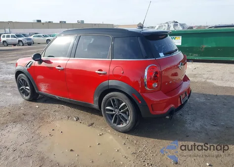 2013 Mini Countryman Cooper S из США, поврежденный, VIN WMWZC3C58DWP23926
